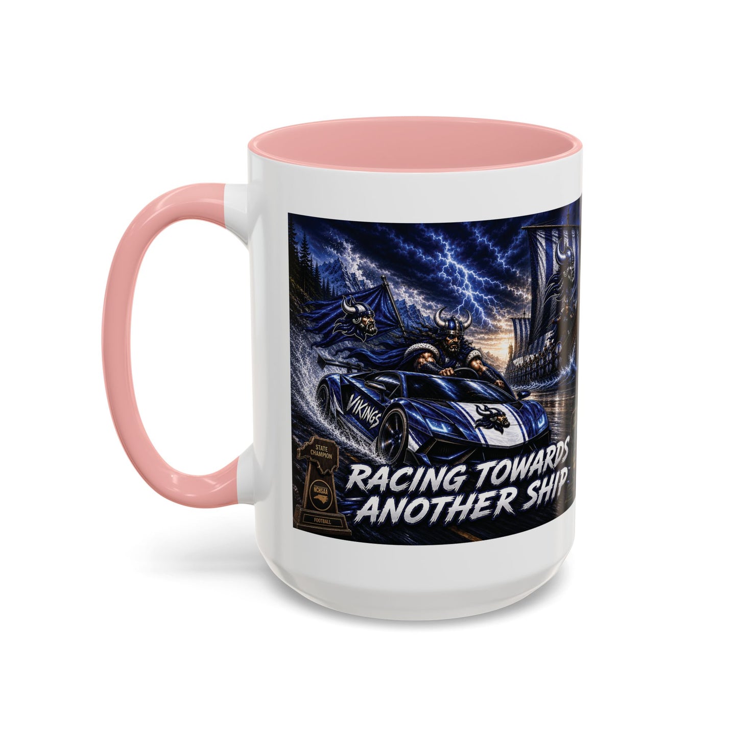 Hoggard Vikings Stylish Accent Coffee Mug  "Race to another Ship" and "Dive in the fast lane"- Perfect for Daily Brew & Gifts
