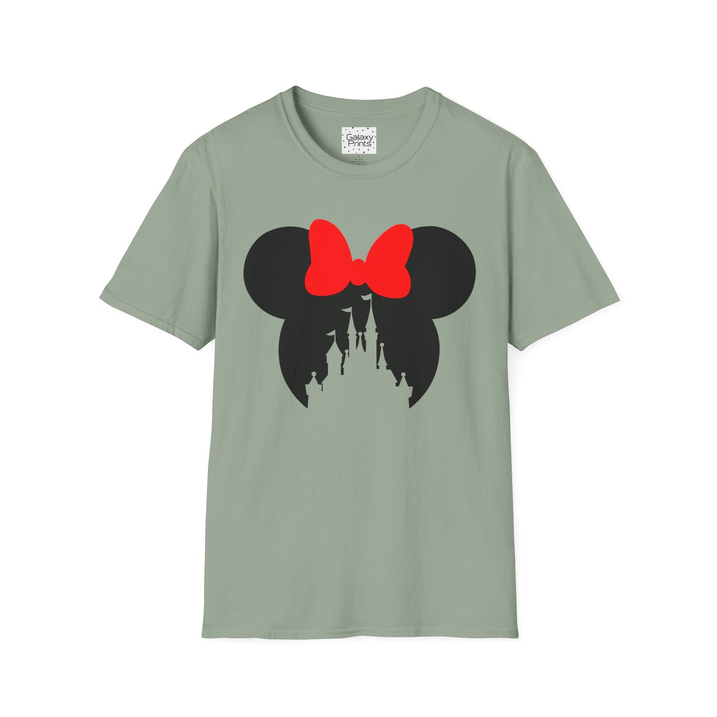Unisex T-Shirt - DISNEY Inspired - 'Minnie Head with Castle'