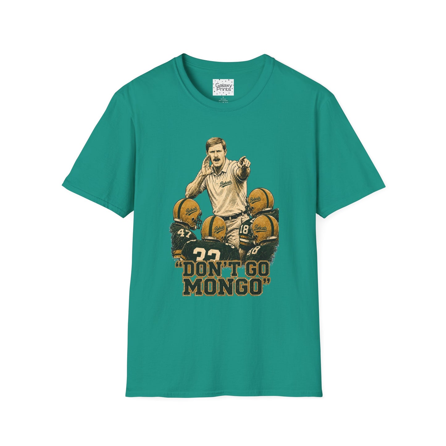 Lees-McRae College Bobcats Vintage Football T-Shirt — Coach Bryan "Don't Go MONDO" - Forever Undefeated