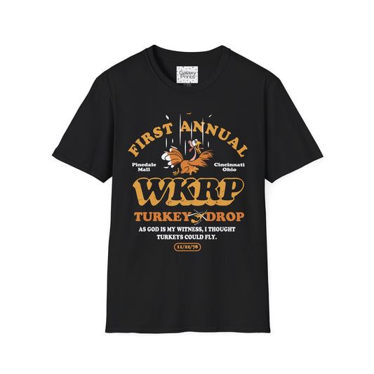 Unisex T-Shirt - POP Culture - 'From the HIT TV Show WKRP in Cincinnati - 1st Annual Turkey Drop'