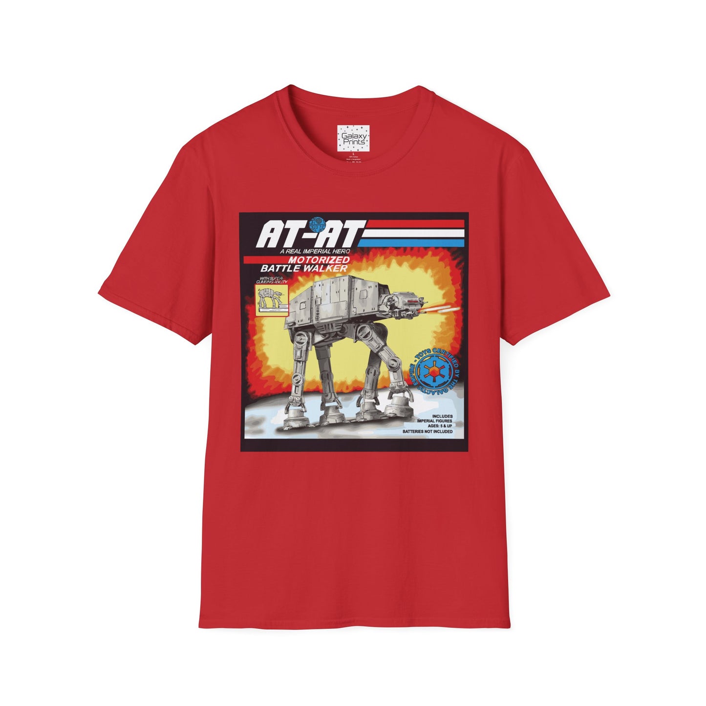 Star Wars AT-AT Walker Toy Box Retro Graphic Unisex Softstyle T-Shirt