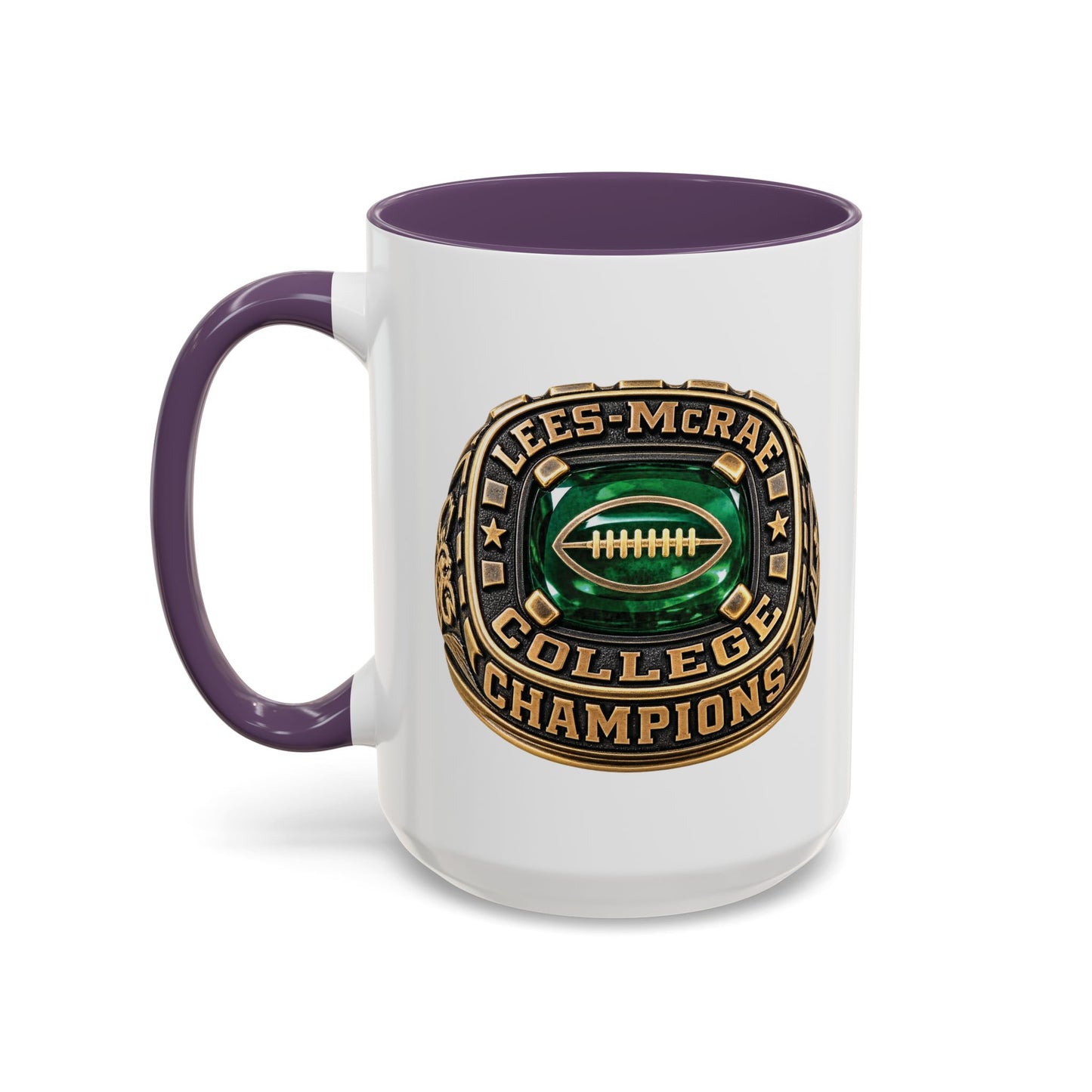 Lees McRae College Champ Ring Stylish Accent Coffee Mug - Perfect for Daily Brew & Gifts