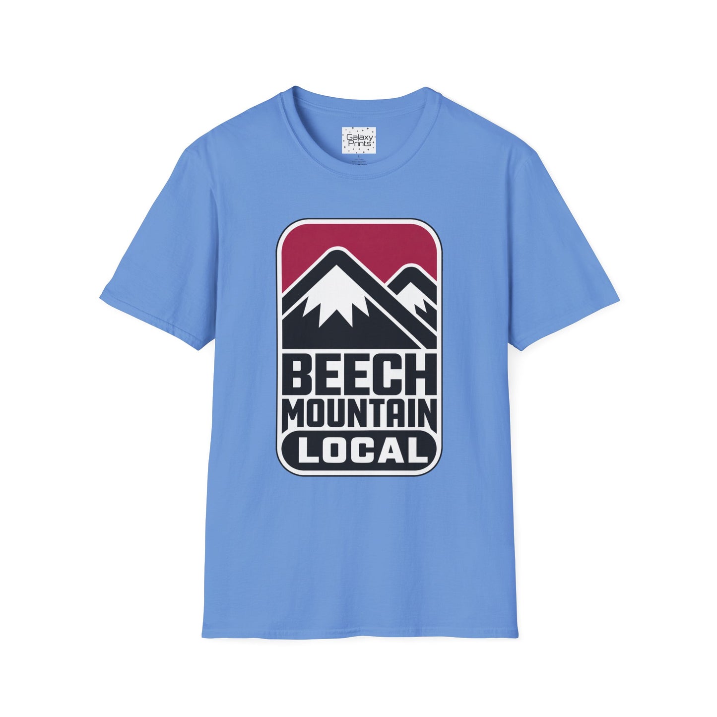 Beech Mountain Local T-Shirt - Retro Mountain Badge Graphic