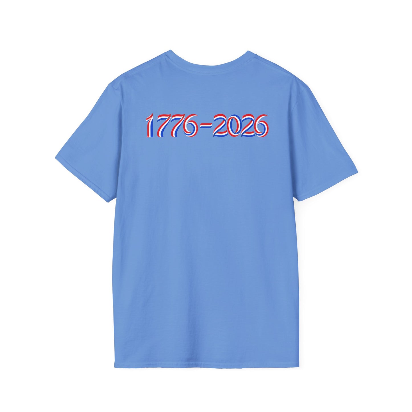 America 250 Celebration T-Shirt — Patriotic Red White Blue Anniversary Tee with 1776 - 2026 on back - Current Culture