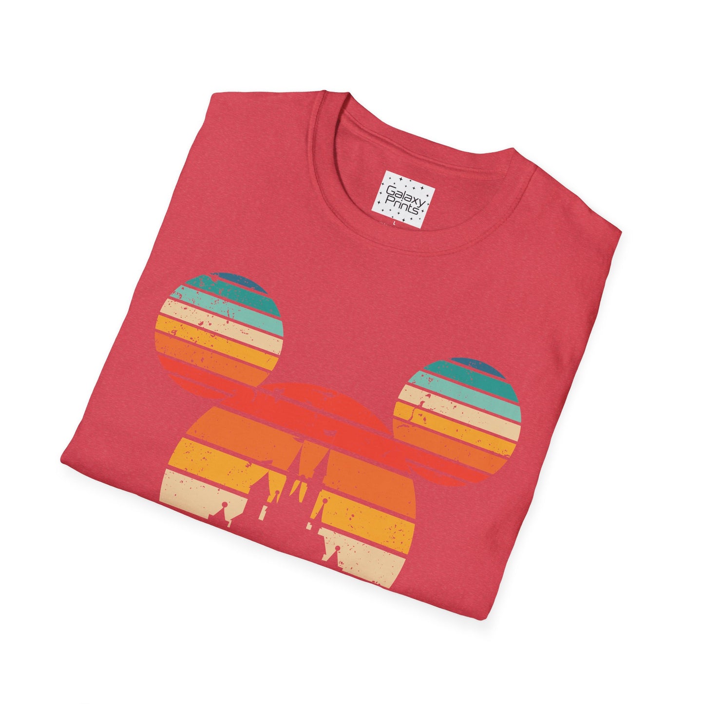 Unisex T-Shirt - DISNEY Inspired - 'Mickey Ears with Pastel Colors Distressed'