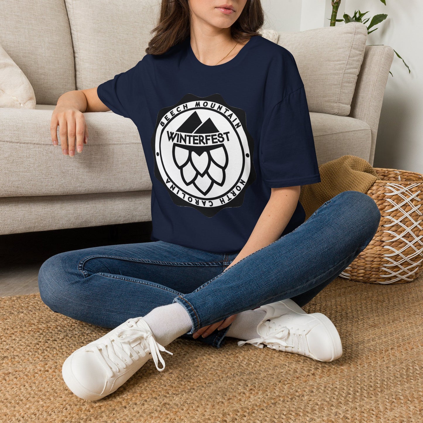 Winterfest Beech Mountain, NC  Logo T-Shirt — Beech Mountain Ski Festival Tee