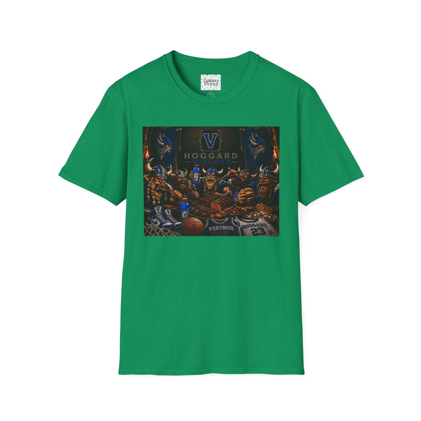 Vikings Basketball Feast T‑Shirt — Hoggard School Spirit Tee - Men's Baseball