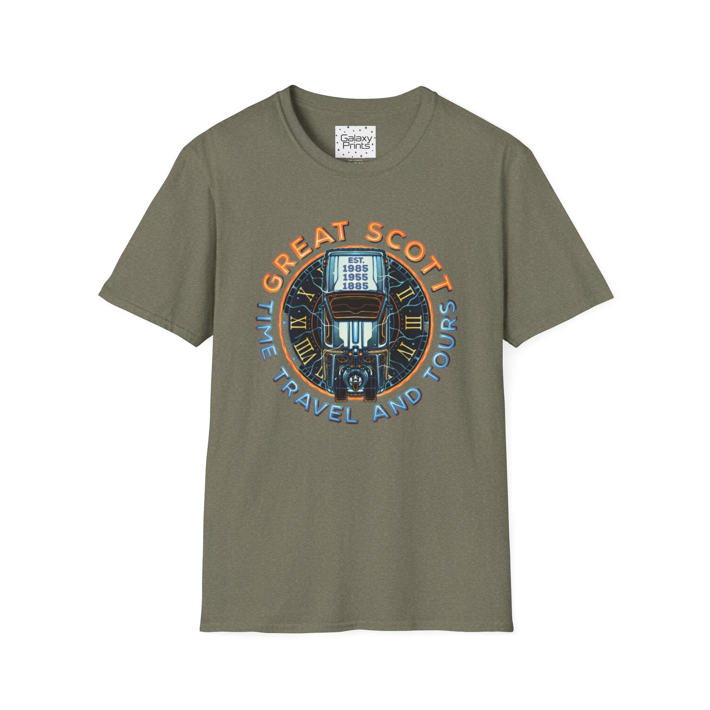 Back To The Future Inspired Unisex T-Shirt - 'Great Scott - Time Travel and Tours'