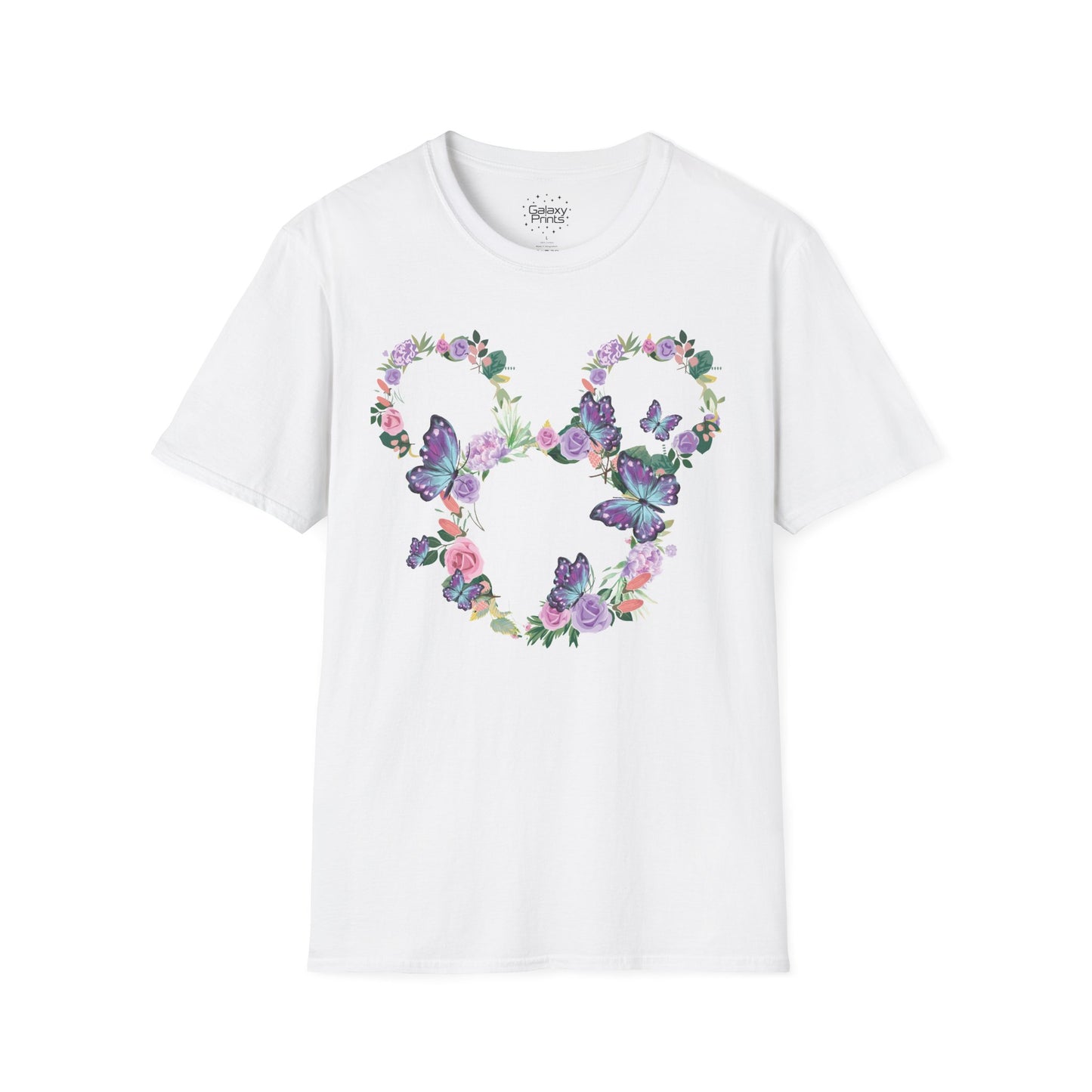 Unisex T-Shirt - DISNEY Inspired - 'Mickey Ears made of Flowers'