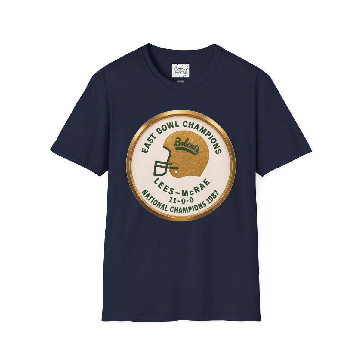 LMC Football Champions T‑Shirt — “East Bowl and National Champions” Vintage Helmet Design