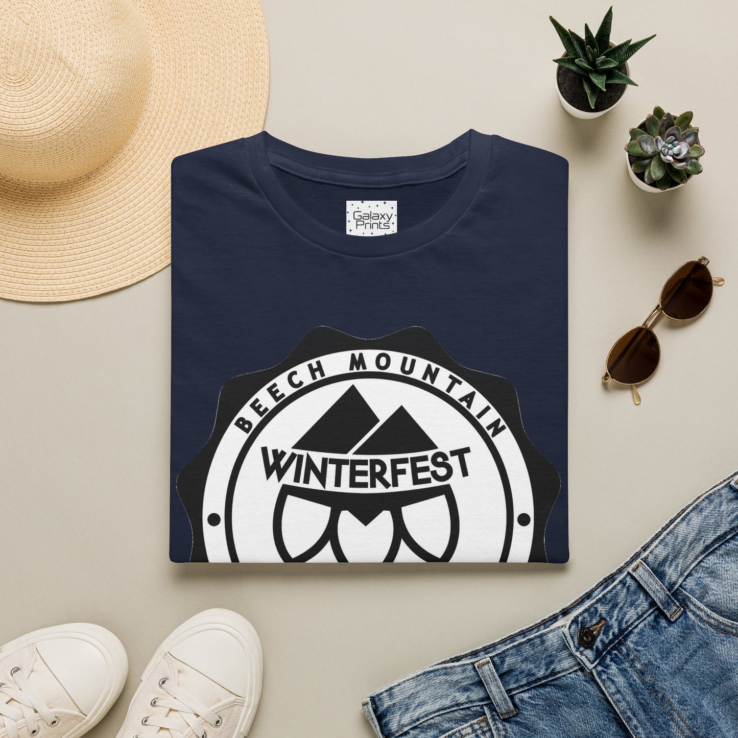 Winterfest Beech Mountain, NC  Logo T-Shirt — Beech Mountain Ski Festival Tee