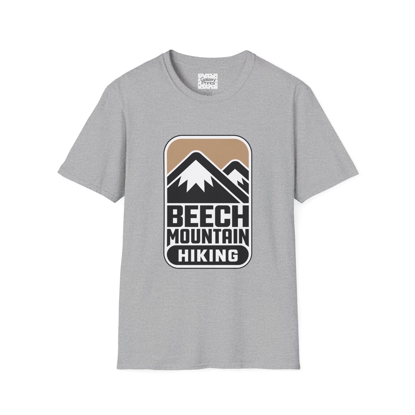 Beech Mountain NC Hiking T‑Shirt — Retro Mountain Badge Tee