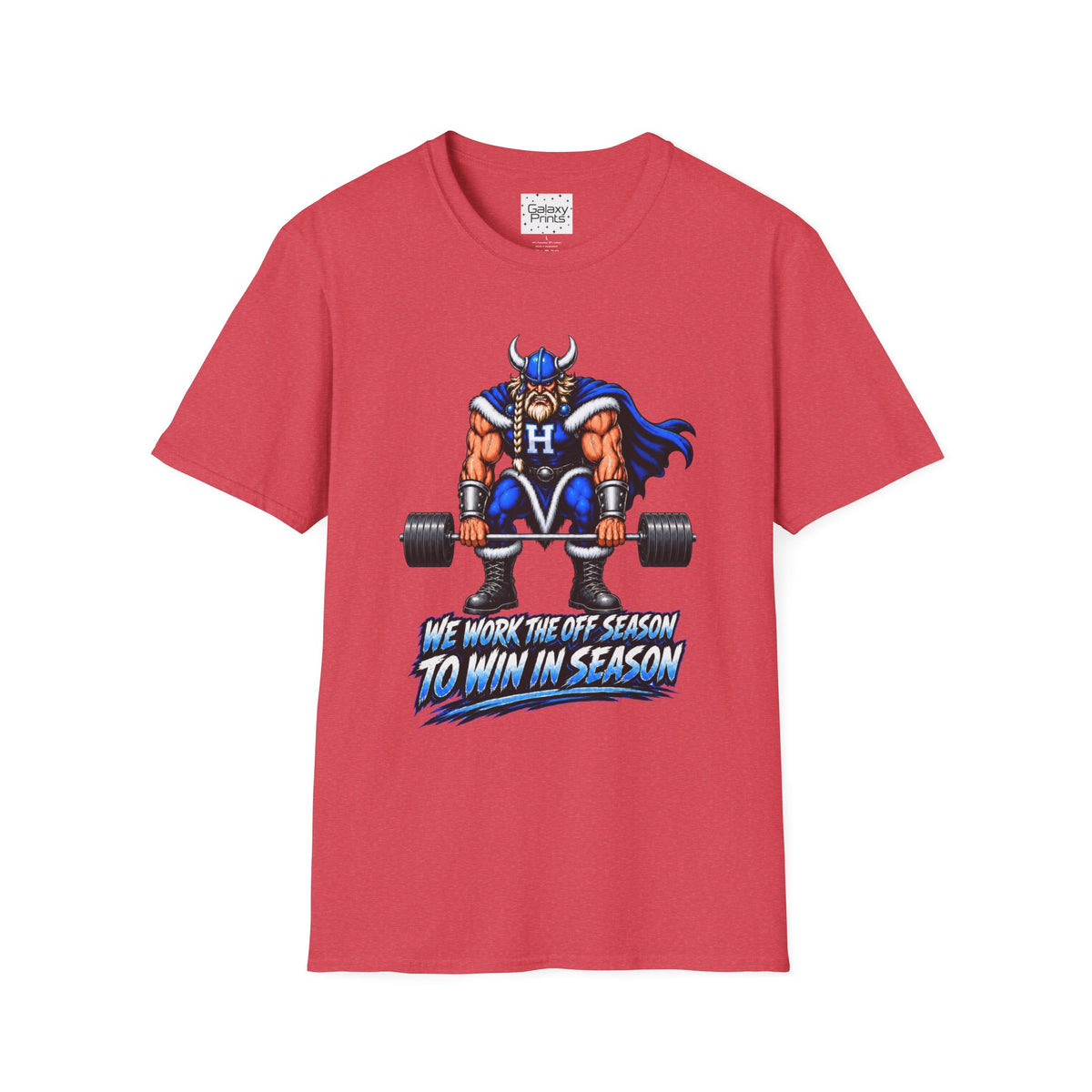 Hoggard Viking Weightlifting T‑Shirt — "We Work the Off Season to Win in Season" - Others Empty