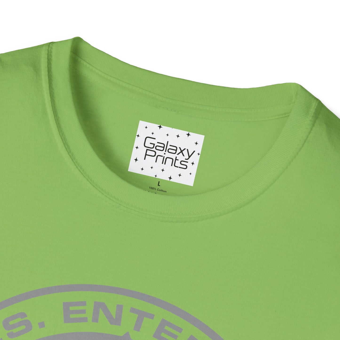 Unisex T-Shirt - POP Culture - 'From STAR TREK the TV & Movie HIT Franchises - U.S.S. Enterprise Flight Patch'