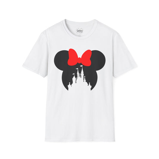 Unisex T-Shirt - DISNEY Inspired - 'Minnie Head with Castle'