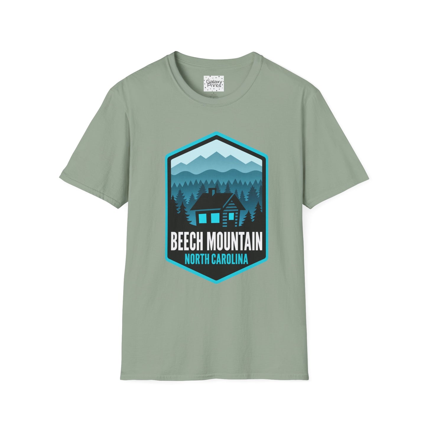 Beech Mountain North Carolina Cabin Tee — Mountain Cabin Graphic T-Shirt