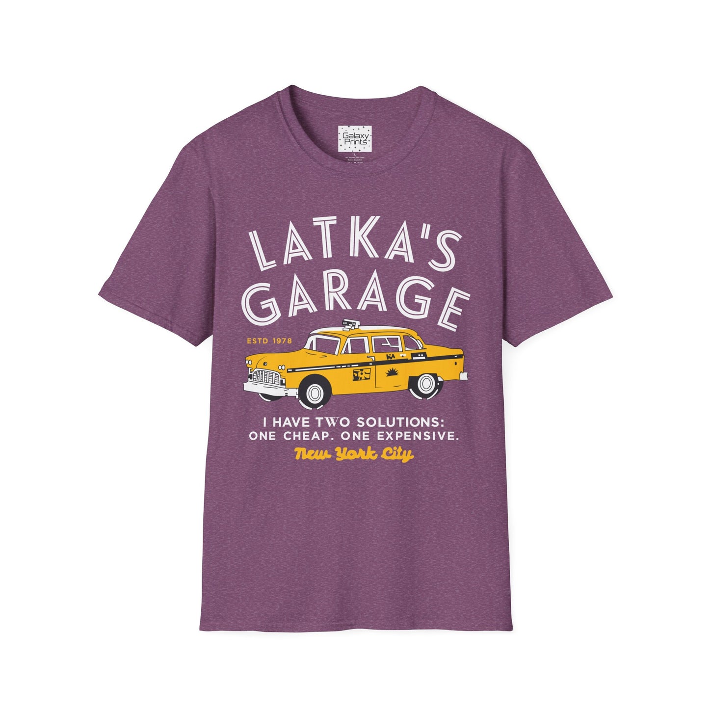 Unisex T-Shirt - POP Culture - 'From the Hit TV Show TAXI - Latka's Garage NY City'