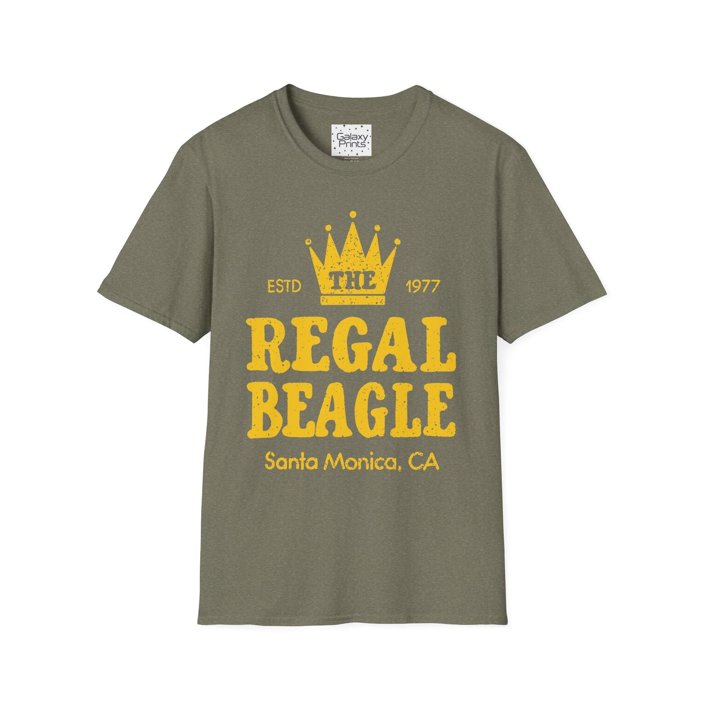 Unisex T-Shirt - POP Culture - 'The Regal Beagle Bar - From the Hit 1977 Sitcom Three's Company - Jack Janet Chrissy'