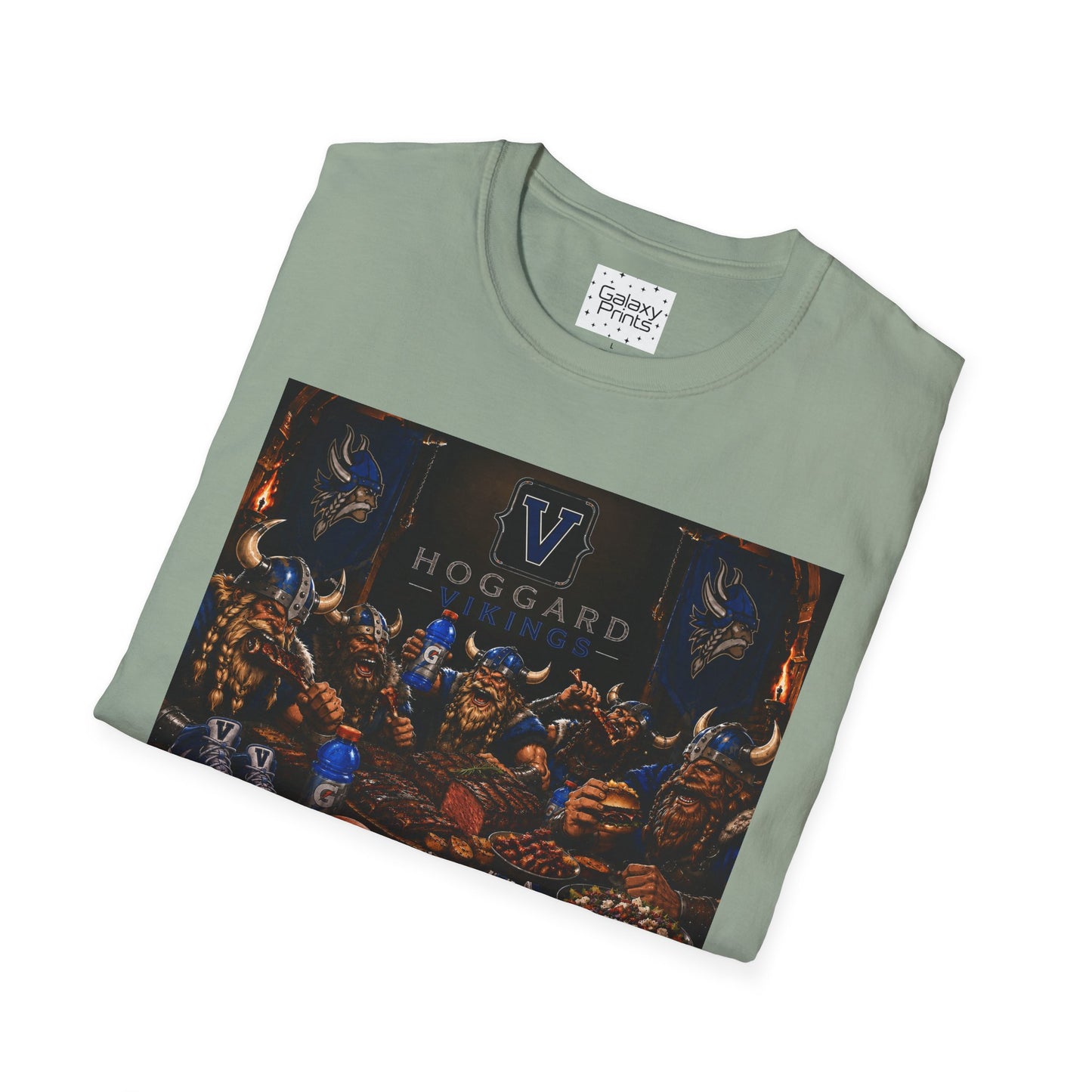 Vikings Basketball Feast T‑Shirt — Hoggard School Spirit Tee - Men's Baseball