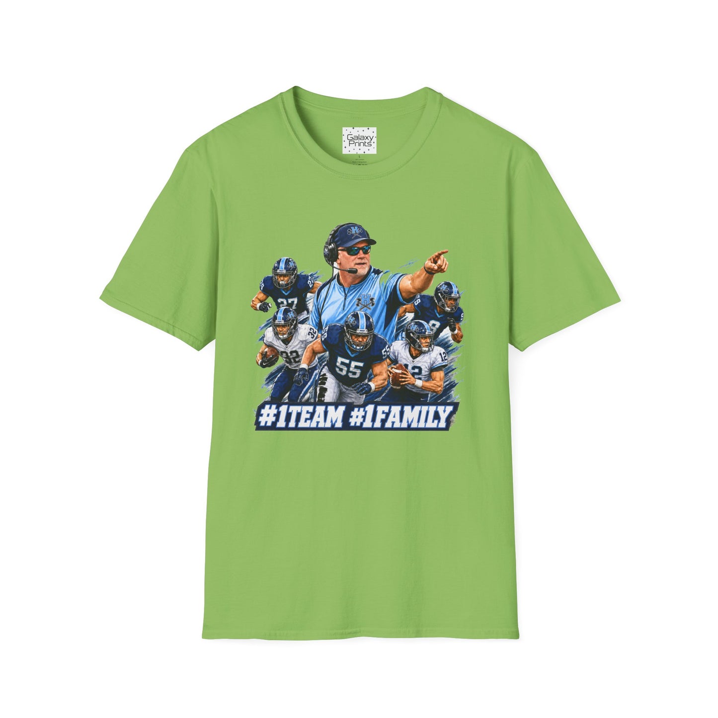 Hoggard Vikings Inspired - 1TEAM 1FAM -2  - Viking Helmet - Unisex T-Shirt 2