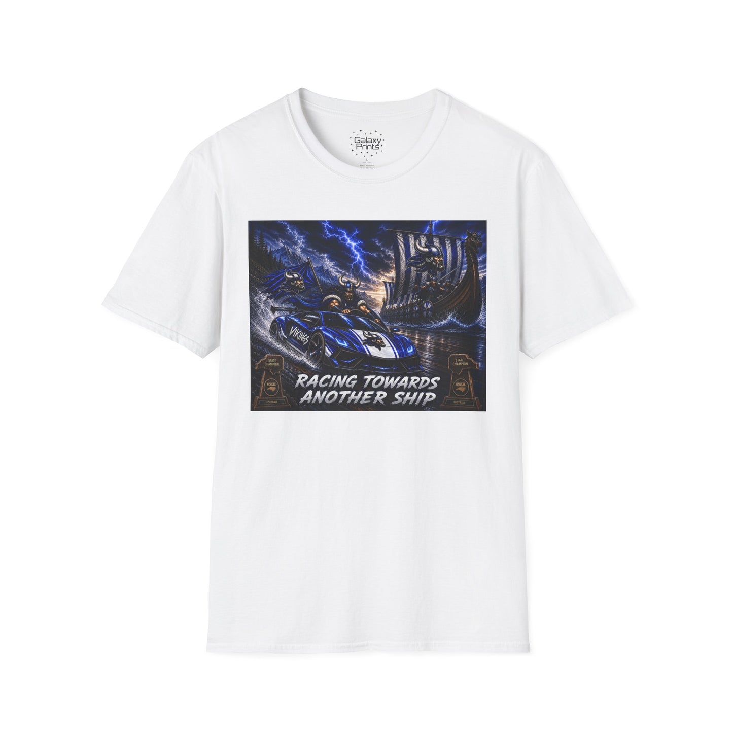 Copy of Unisex T-Shirt - Hoggard Vikings Inspired - Hoggard helmet and 'Domination is a State of Mind' - over our rivals