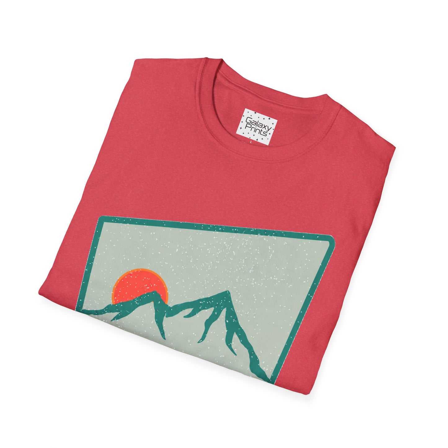 Beech Mountain NC Let it Snow T-Shirt — Retro Mountain Sunrise Snow Tee