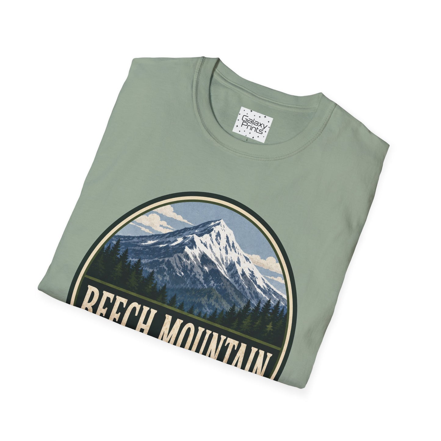 Mountain Graphic T-Shirt — “Beech Mountain, North Carolina” Vintage Outdoor Tee