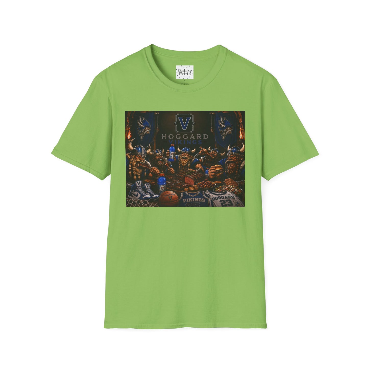 Vikings Basketball Feast T‑Shirt — Hoggard School Spirit Tee - Men's Baseball