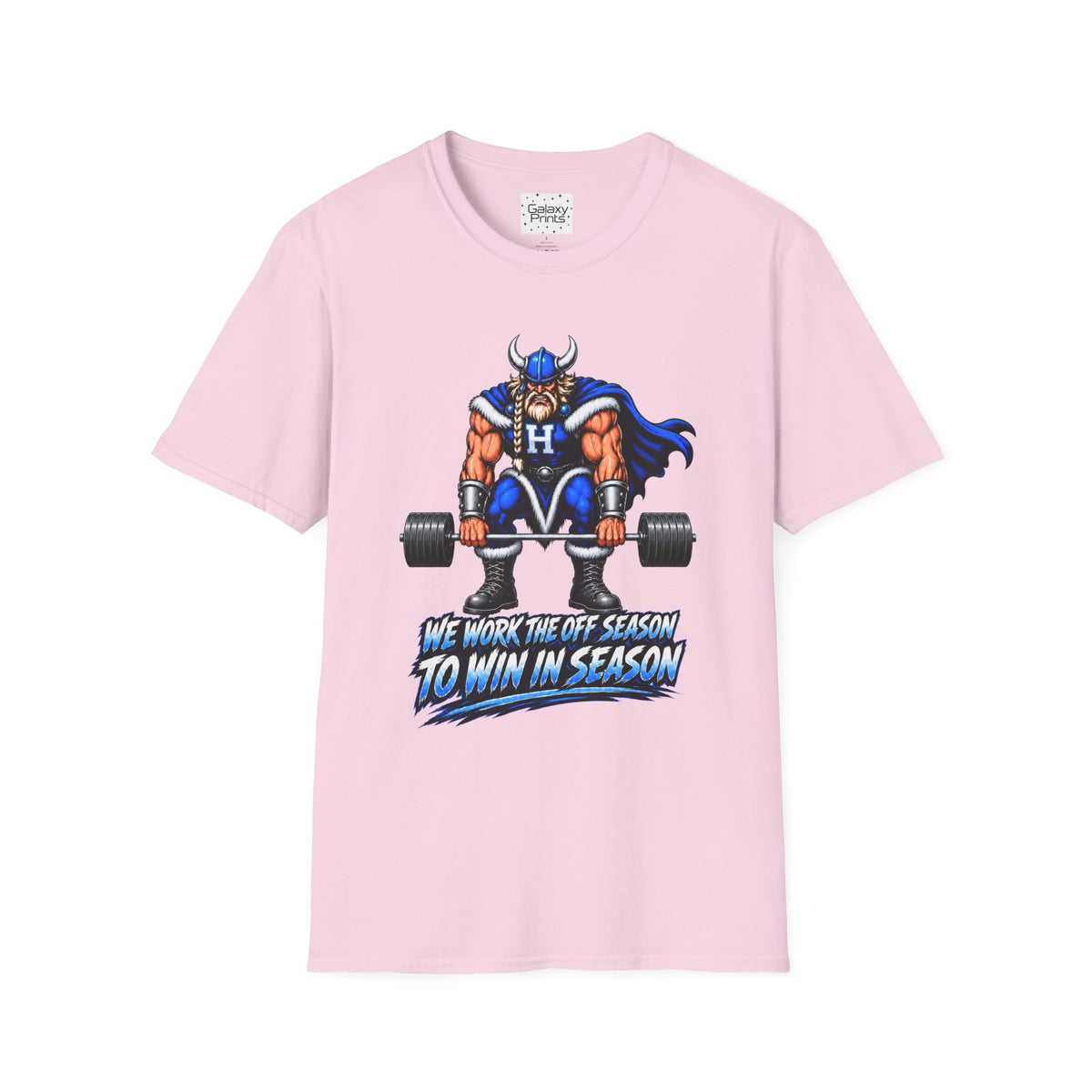 Hoggard Viking Weightlifting T‑Shirt — "We Work the Off Season to Win in Season" - Others Empty