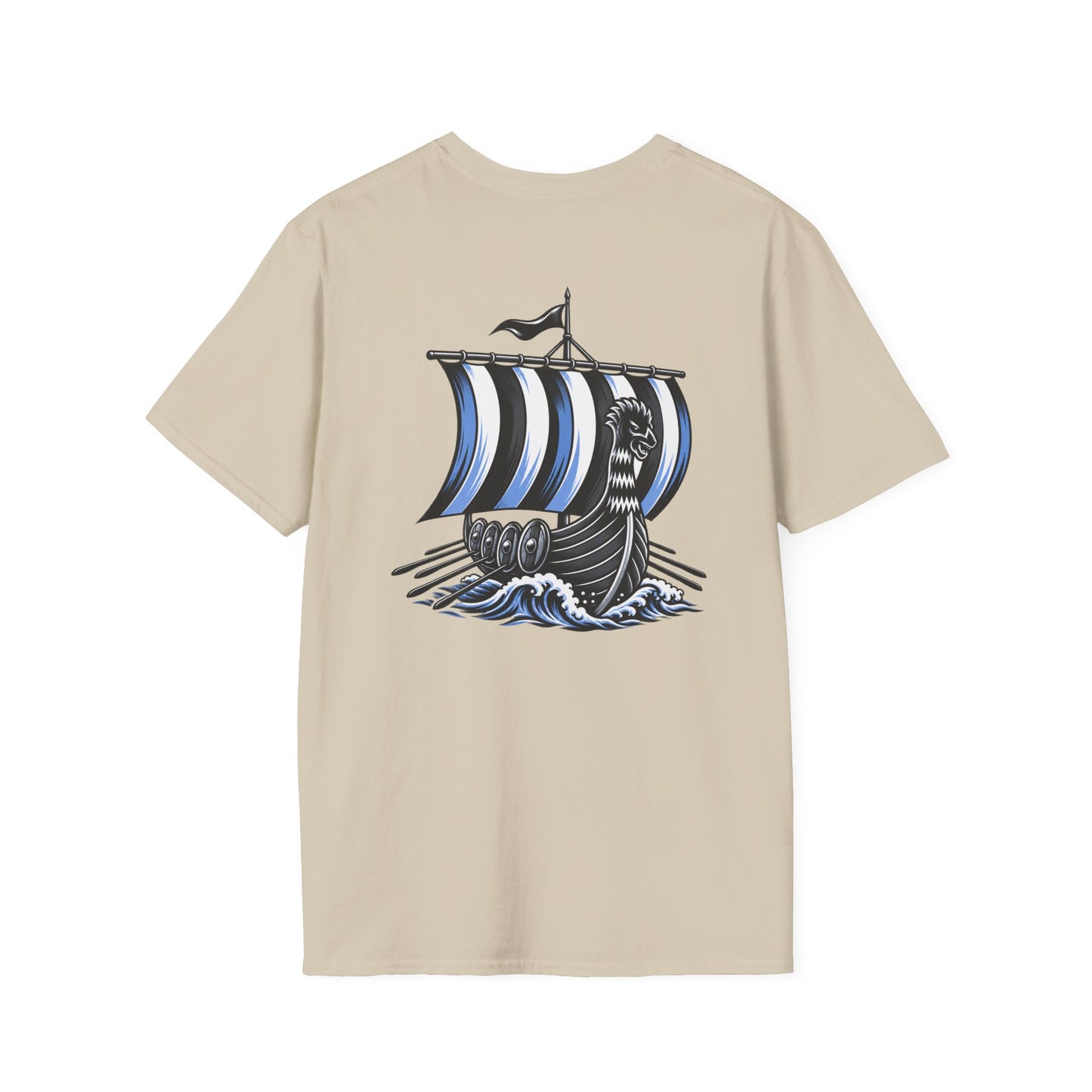 Hoggard - H w/ Axes T-Shirt – Blue 'H' with Crossed Battle Axes Graphic Spirit Tee