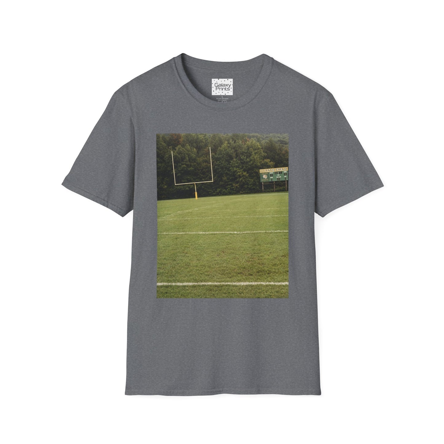 Tate Football Field Photo T-Shirt — Vintage LMC Football Graphic Tee