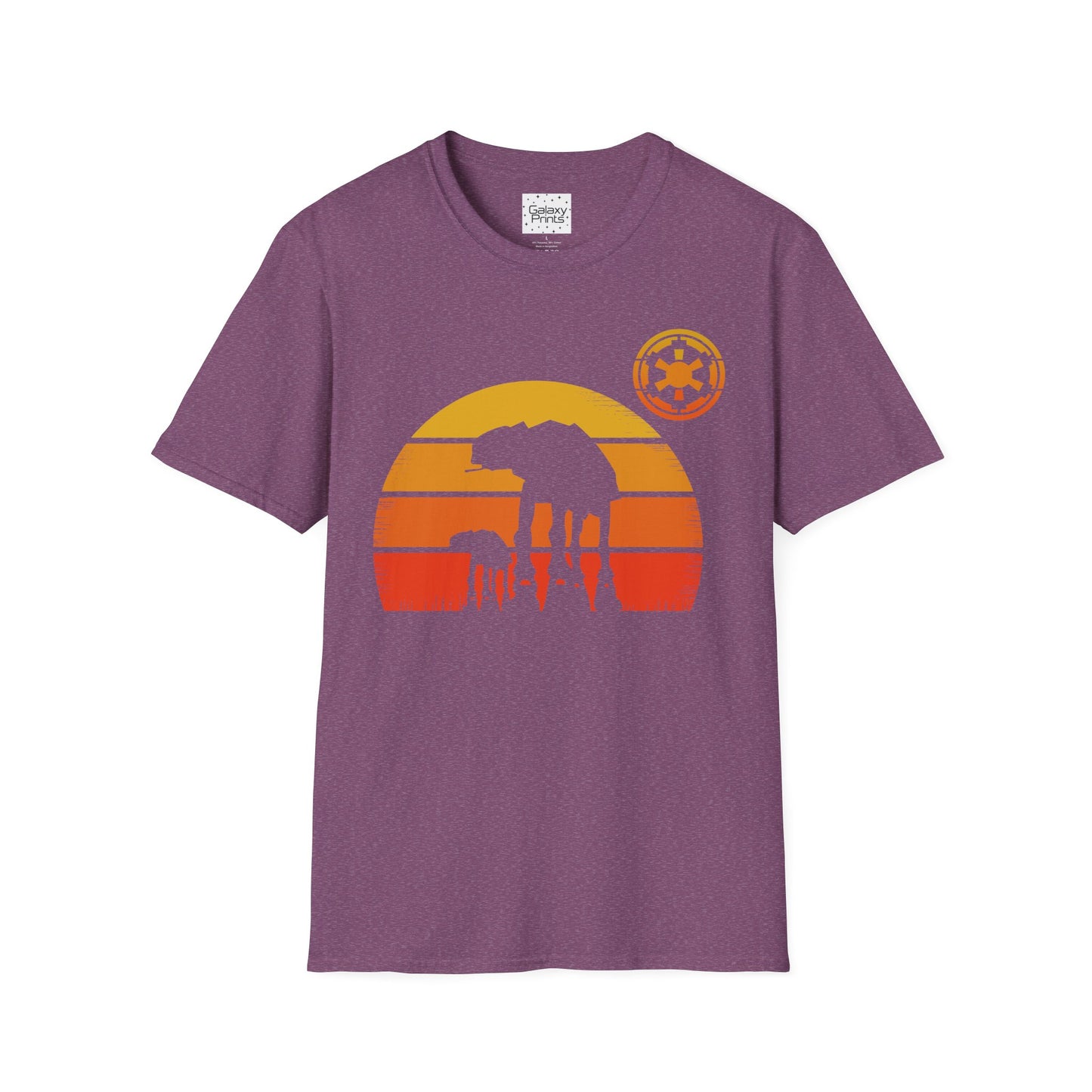 Star Wars Inspired Unisex T-Shirt - 'AT-AT Walker Sunset' Graphic Tee