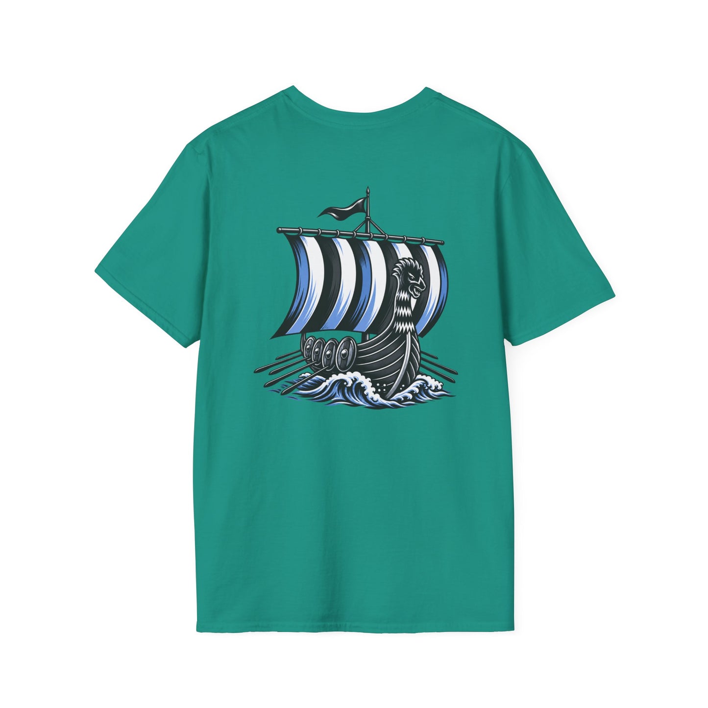 Hoggard - H w/ Axes T-Shirt – Blue 'H' with Crossed Battle Axes Graphic Spirit Tee
