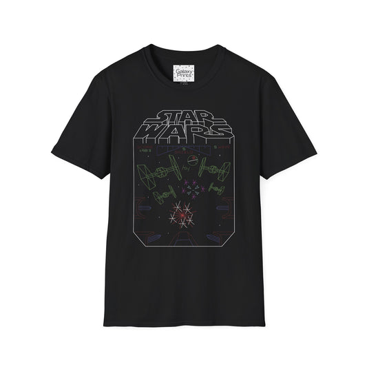 Star Wars Inspired Unisex T-Shirt - 'STAR WARS 1983 Arcade Video Game Screen Rendering' Graphic Tee