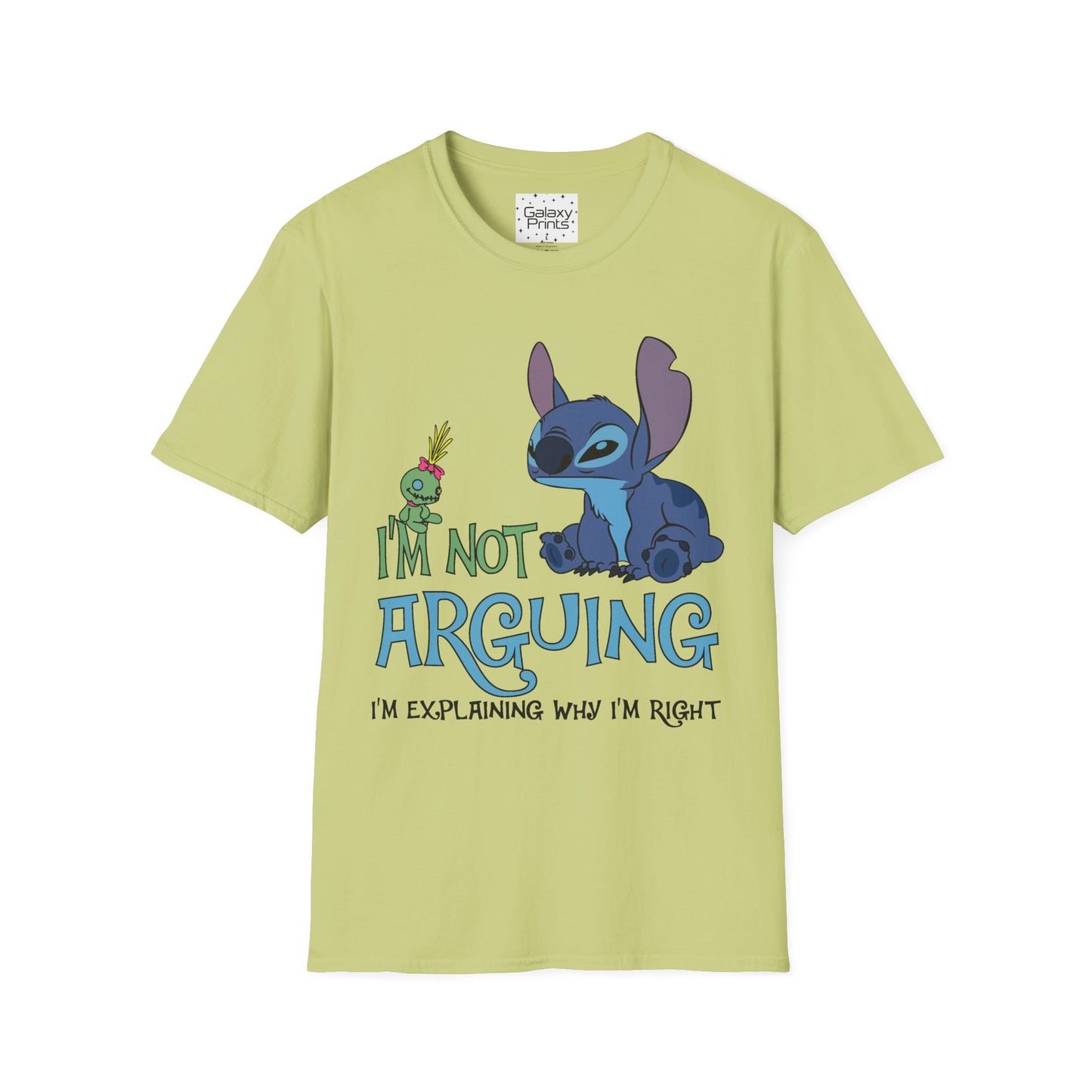 Unisex T-Shirt - Disney Inspired - 'Stich Not Arguing'