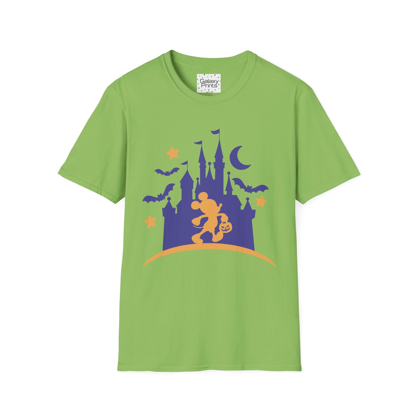 Unisex T-Shirt - DISNEY Inspired - 'Mickey gone trick or treating at the Castle in WDW'