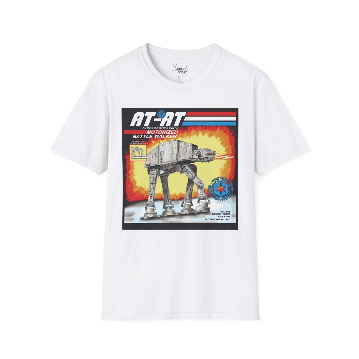 Star Wars AT-AT Walker Toy Box Retro Graphic Unisex Softstyle T-Shirt