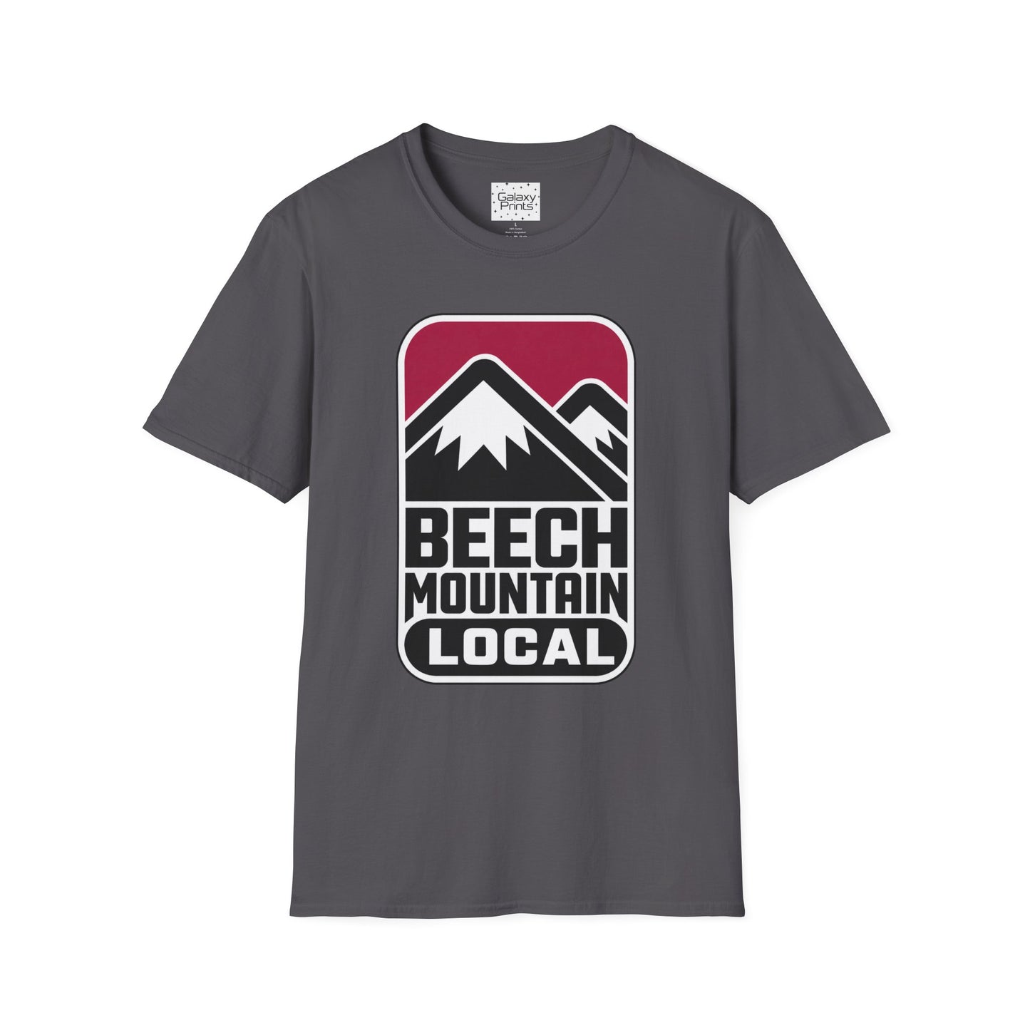 Beech Mountain Local T-Shirt - Retro Mountain Badge Graphic I'm Local are You