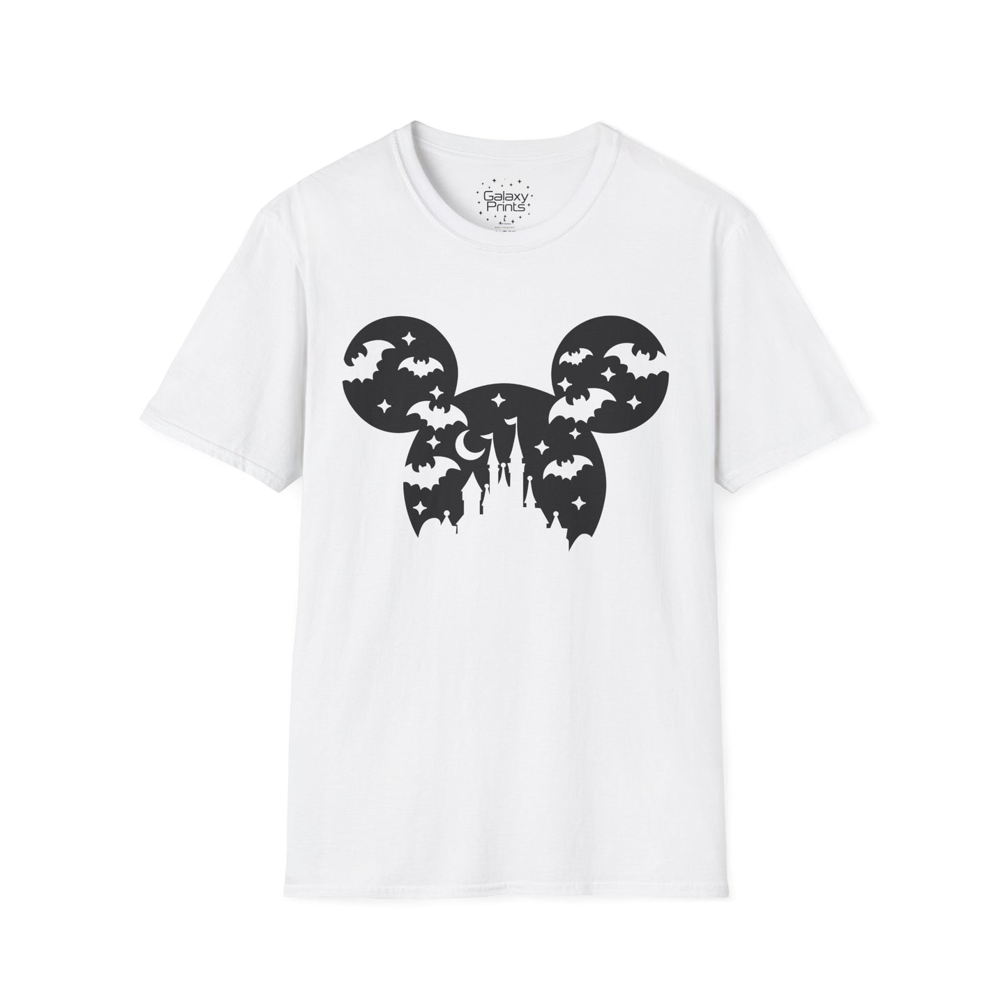 Unisex T-Shirt - DISNEY Inspired - 'Mickey Head with Castle for Halloween'