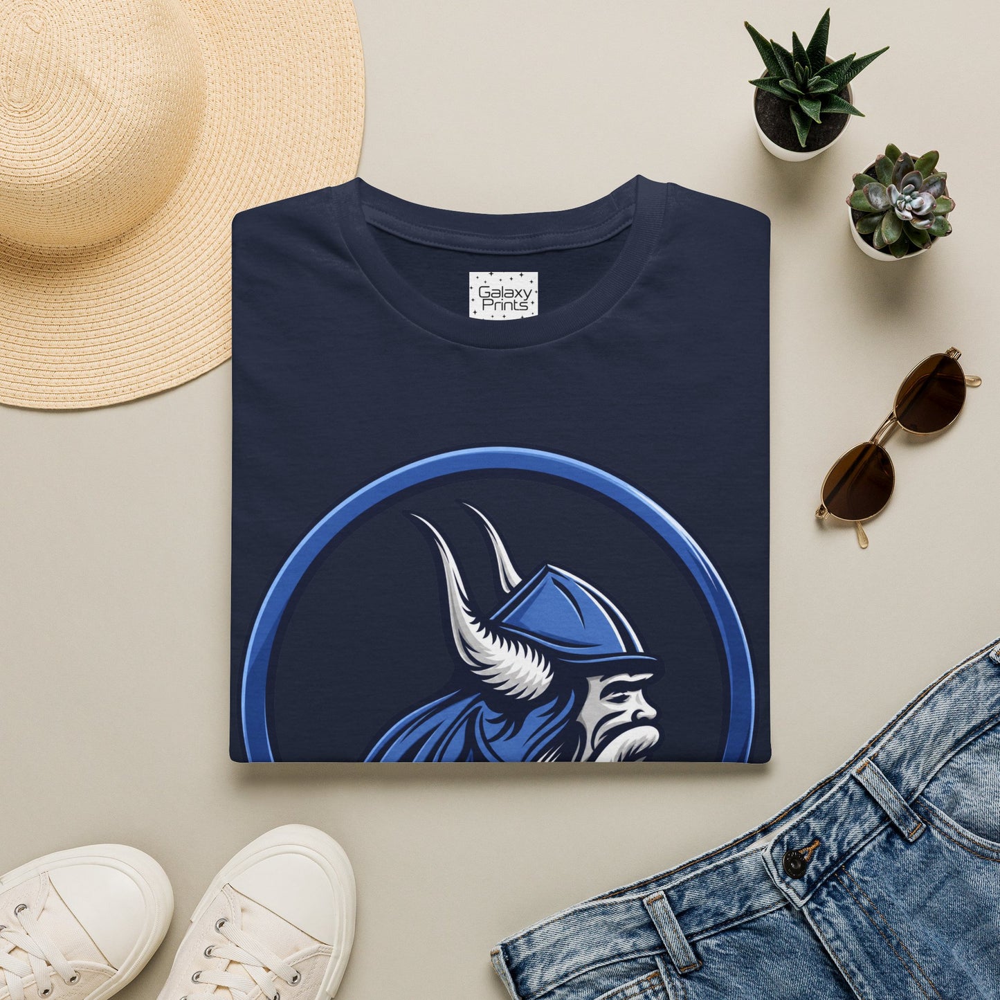 Unisex T-Shirt - Hoggard Vikings Inspired - Hoggard Viking in Power Circle