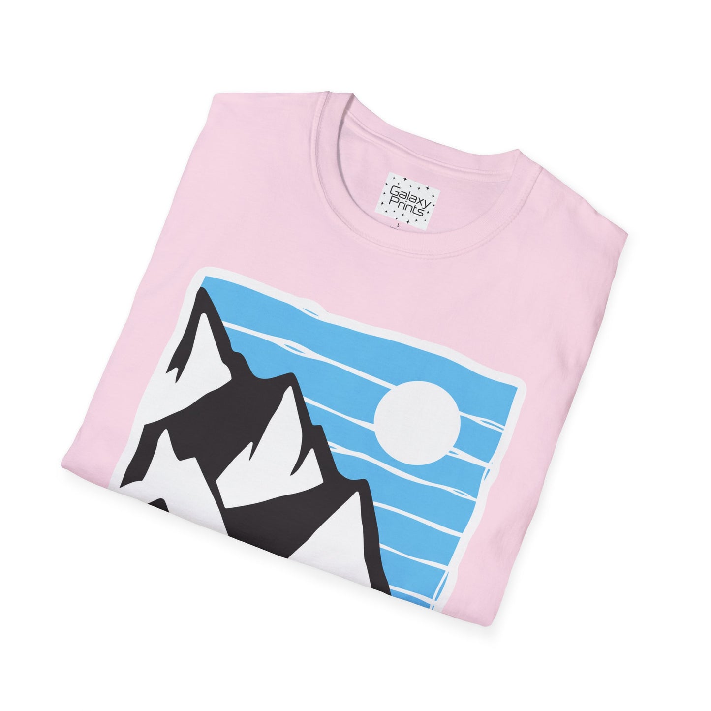 Beach Mountain North Carolina T-Shirt — Retro Mountain Range Sun Graphic Tee