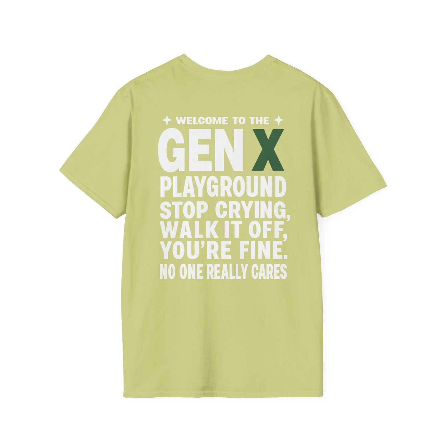 GEN X Inspired Unisex T-Shirt - 'GEN X PLAYGROUND 1965-1980'