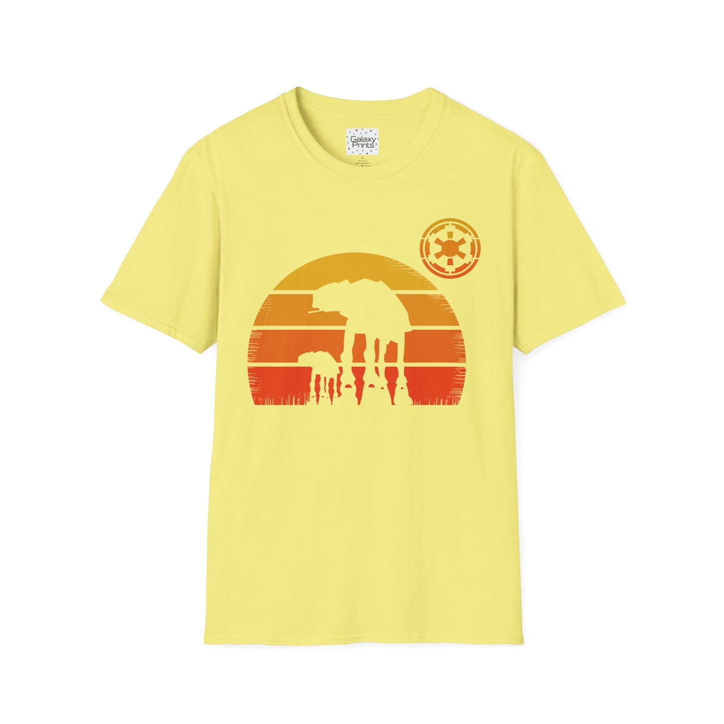 Star Wars Inspired Unisex T-Shirt - 'AT-AT Walker Sunset' Graphic Tee