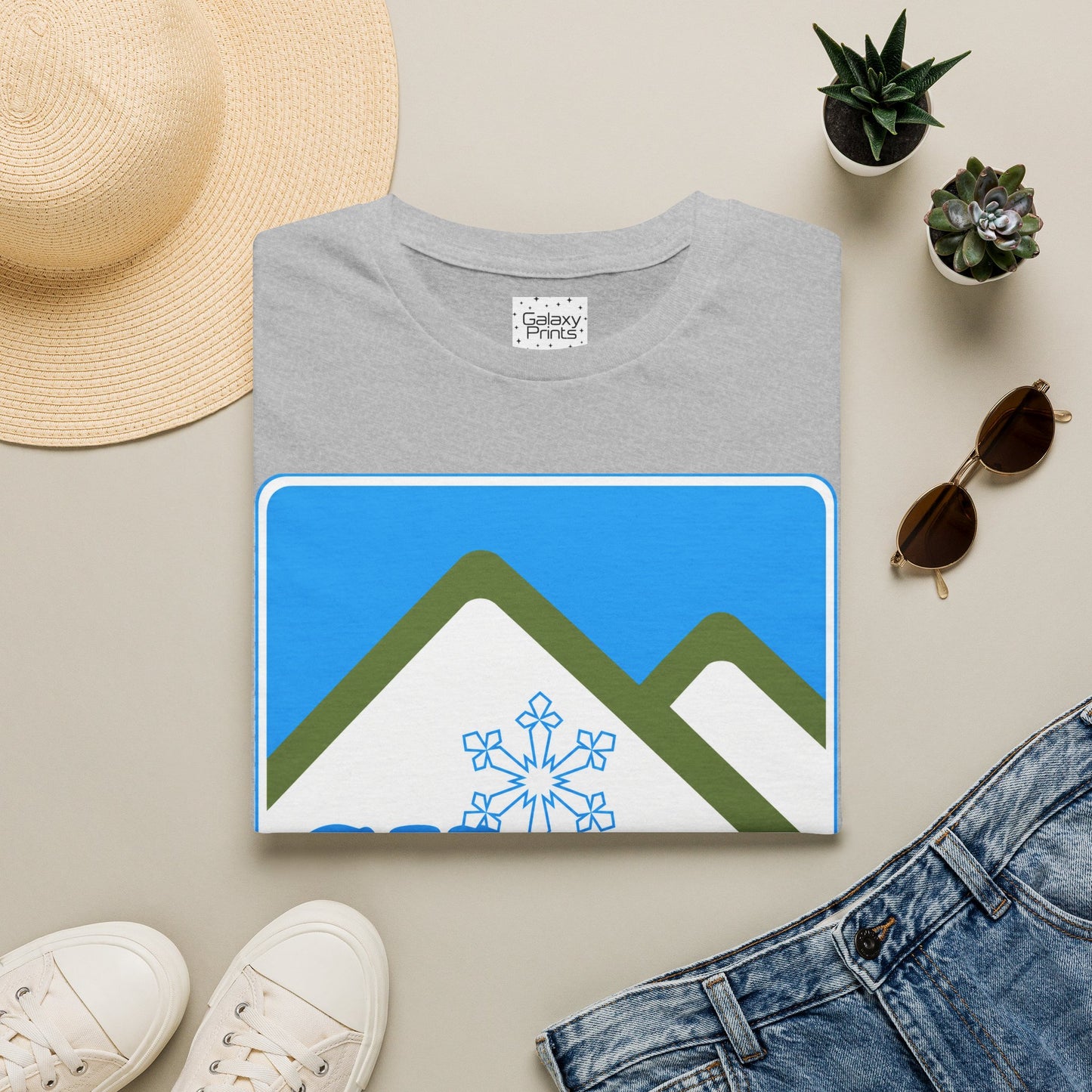 Retro Ski Beech T‑Shirt — Vintage Beech Mountain Snowflake Ski Tee
