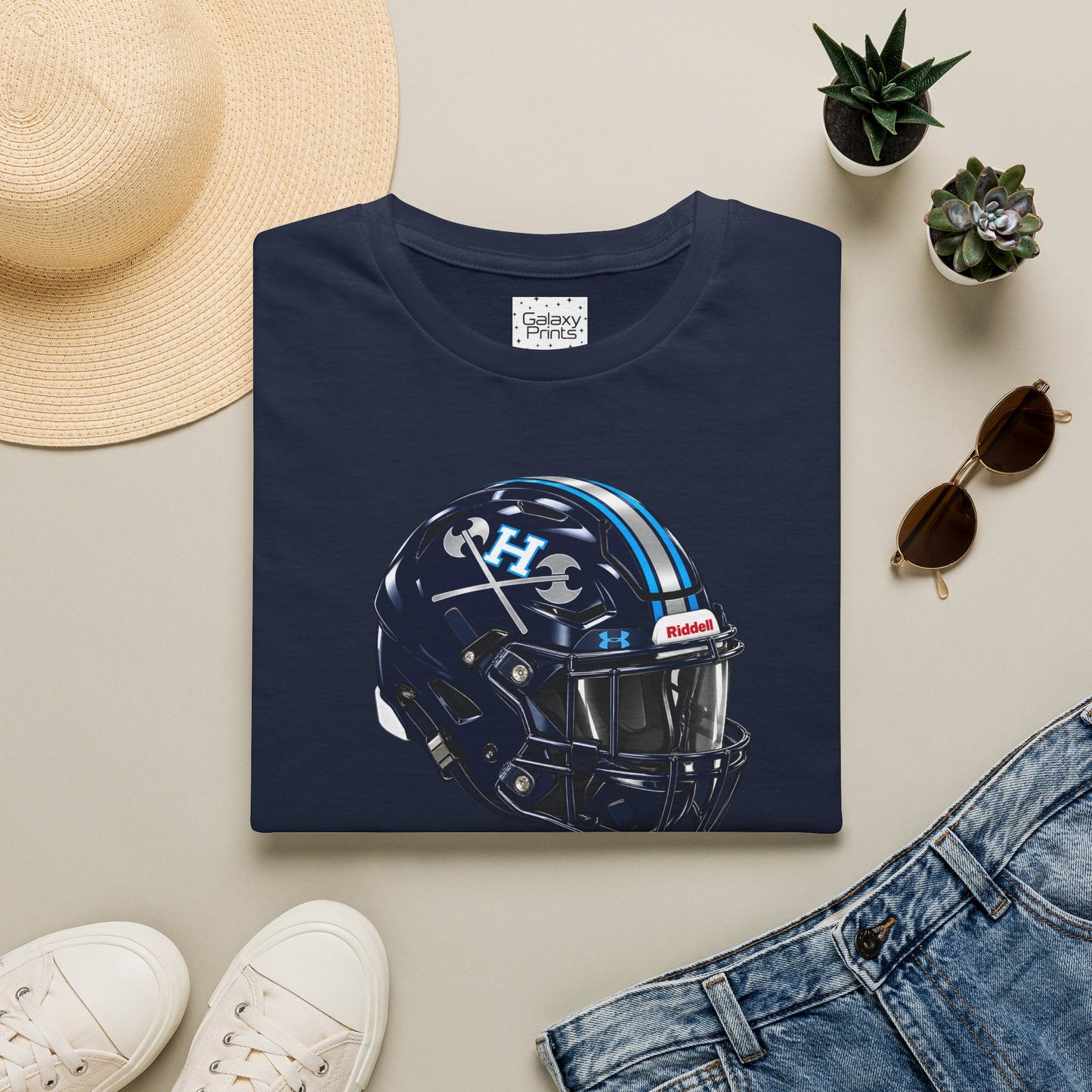 Unisex T-Shirt - Hoggard Vikings Inspired - Hoggard helmet front only