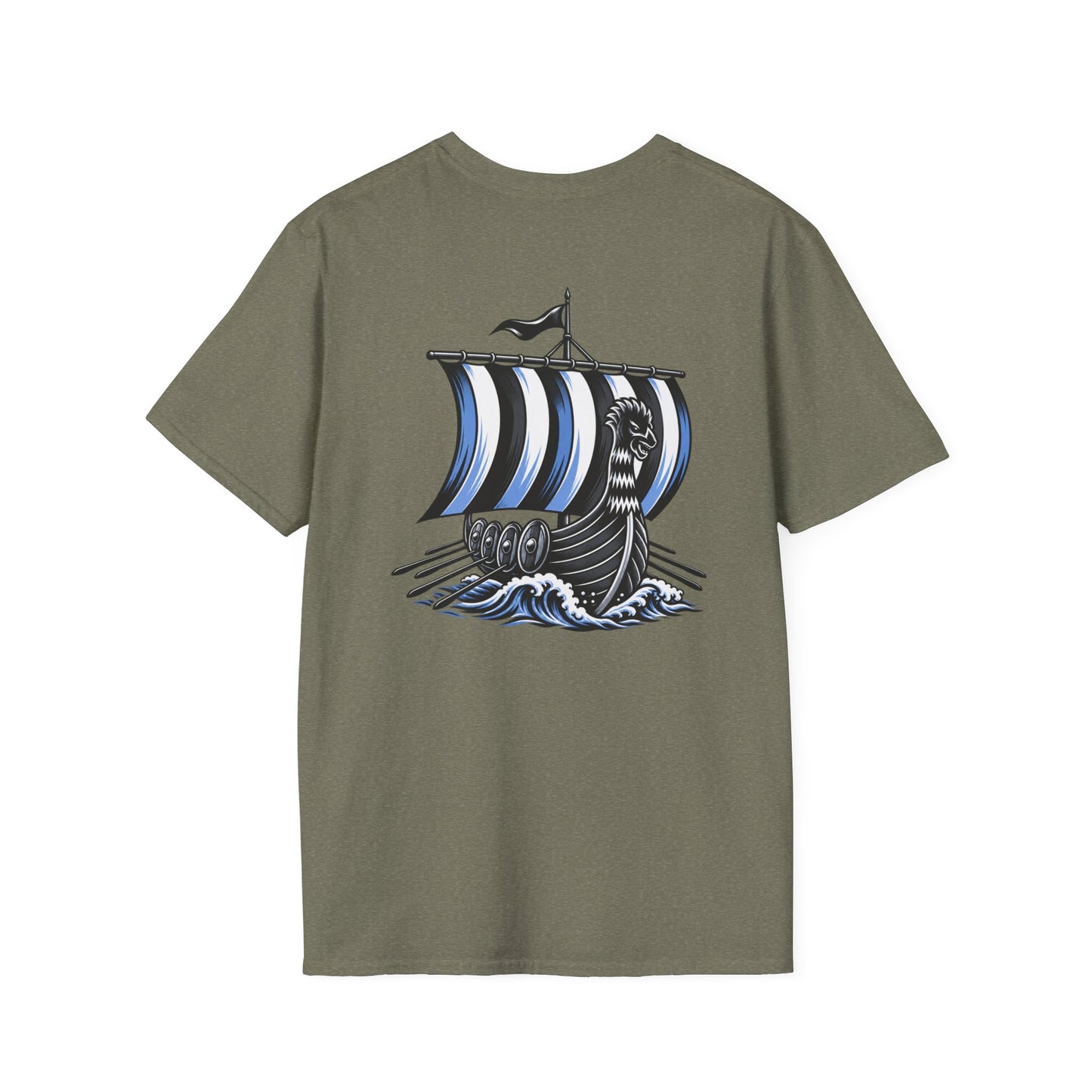 Hoggard - H w/ Axes T-Shirt – Blue 'H' with Crossed Battle Axes Graphic Spirit Tee