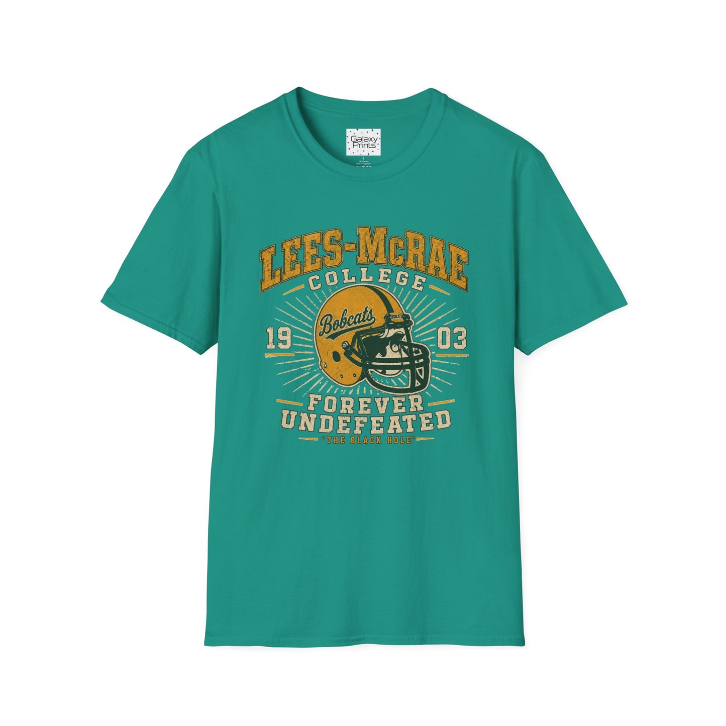 Lees-McRae College Bobcats Vintage Football T-Shirt — Forever Undefeated - The Black Hole