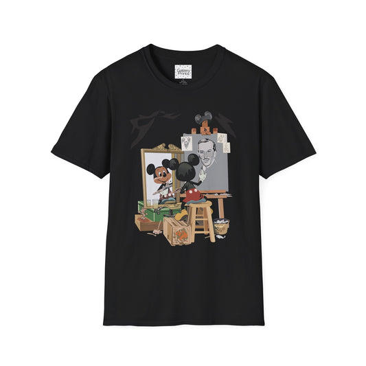 Unisex T-Shirt - DISNEY Inspired - 'Mickey Painting Walt'