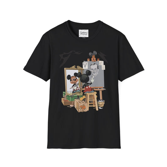 Unisex T-Shirt - DISNEY Inspired - 'Mickey Painting Walt'