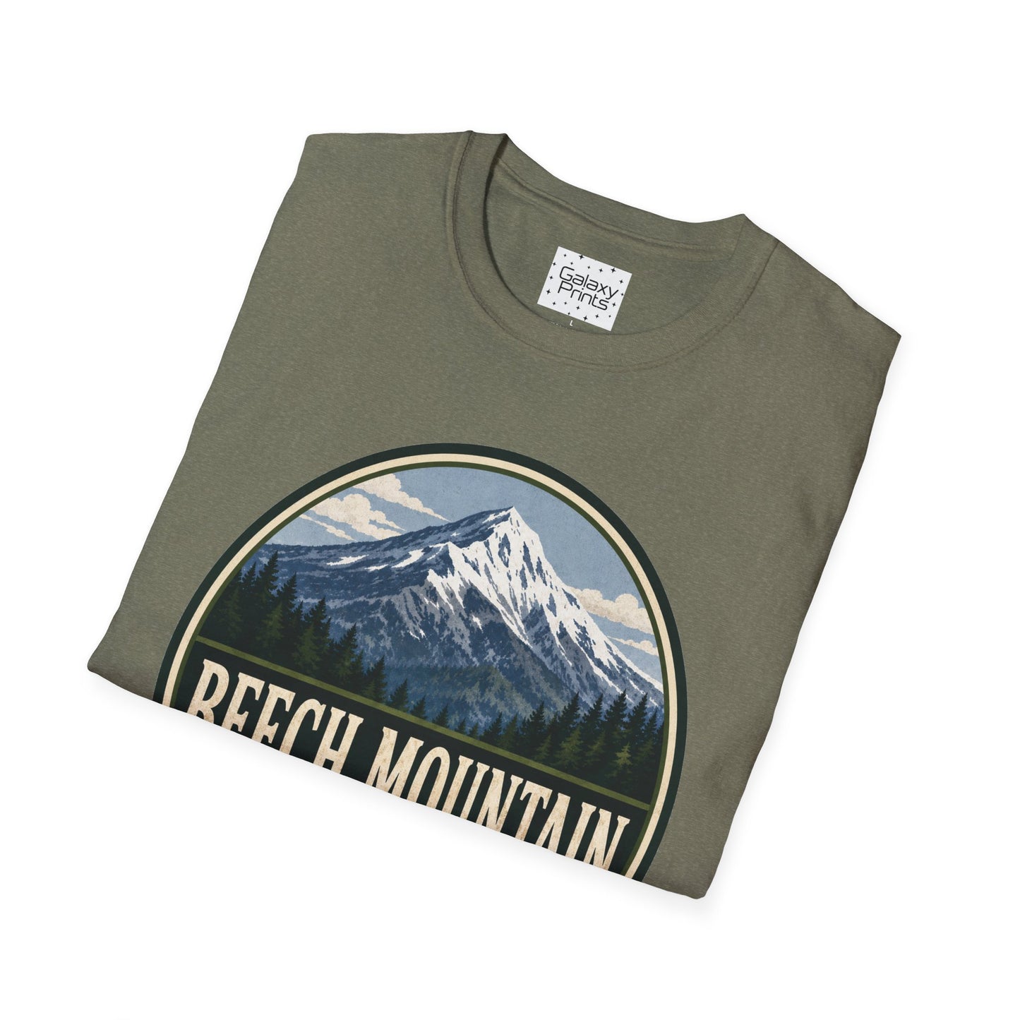 Mountain Graphic T-Shirt — “Beech Mountain, North Carolina” Vintage Outdoor Tee